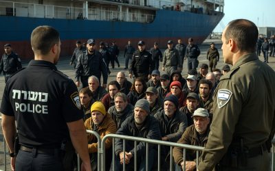 TRASLADAN A UNA PRISIÓN ISRAELÍ A MÁS DE 470 ACTIVISTAS DE LA FLOTILLA GLOBAL SUMUD