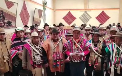 CAMPESINOS Y CONAMAQ SE SUMAN A LAS MOVILIZACIONES CONTRA EL DS 5503