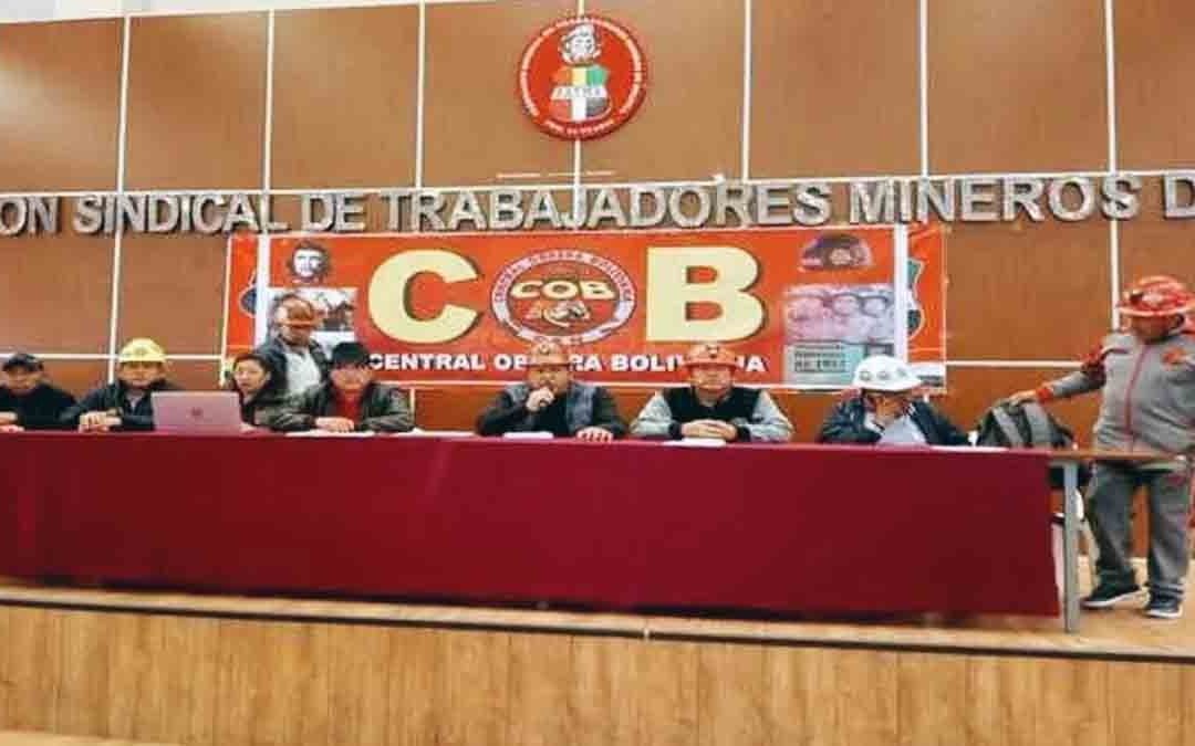 COB RATIFICA EL PARO NACIONAL Y MOVILIZACIONES INDEFINIDAS