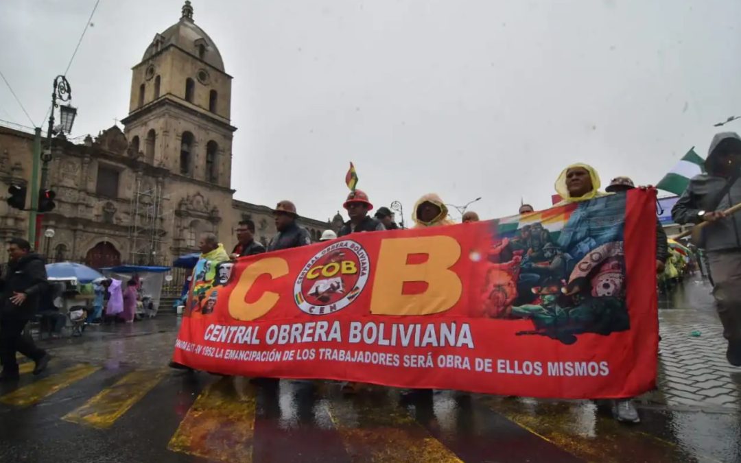 COB Y MINEROS ANUNCIAN RADICALIZACIÓN NACIONAL DE LAS PROTESTAS