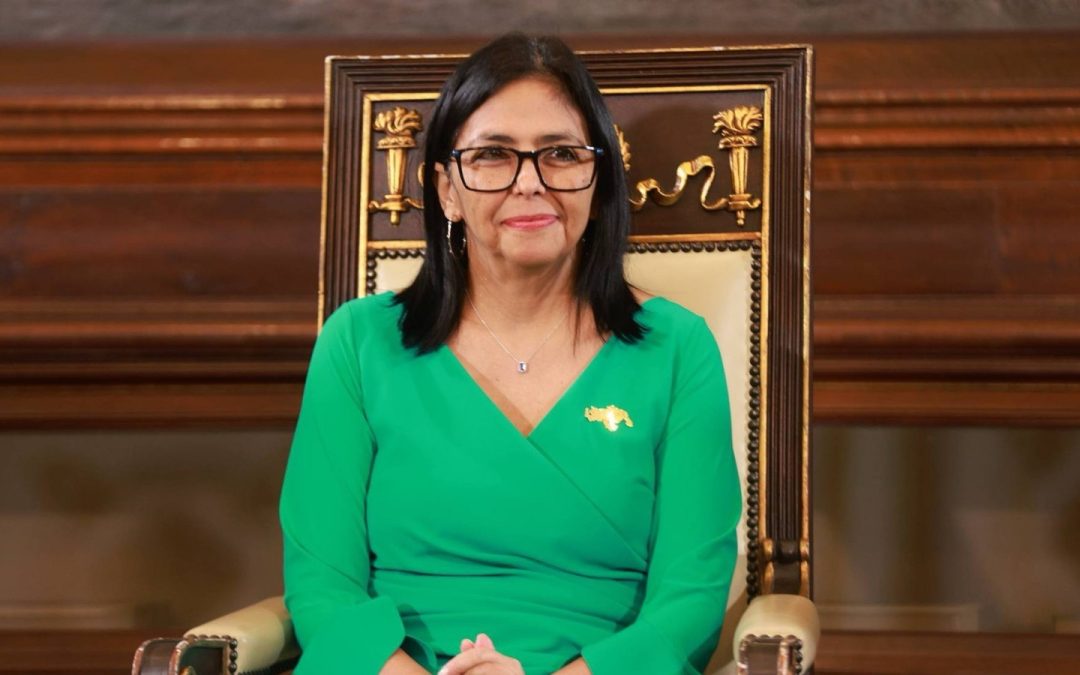 DELCY RODRÍGUEZ JURAMENTA OFICIALMENTE COMO PRESIDENTA ENCARGADA DE VENEZUELA