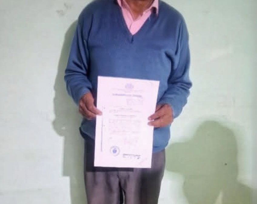 EXGOBERNADOR DE TARIJA LINO CONDORI ARAMAYO DETENIDO PARA CUMPLIR CINCO AÑOS