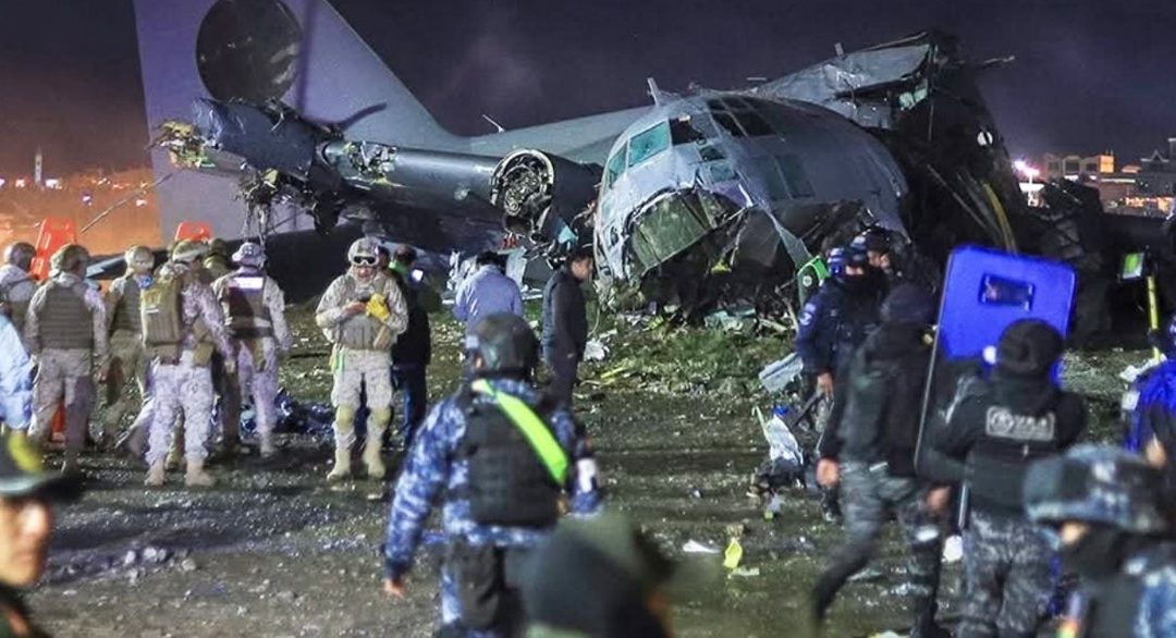 ACCIDENTE DE HÉRCULES MILITAR EN EL ALTO PROVOCA 20 MUERTOS Y DECENAS DE HERIDOS