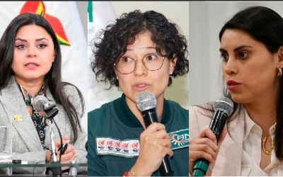 TRES MUJERES FUERA DEL PODER EN PLENA GESTIÓN DE PAZ