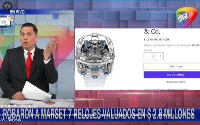 ALLANAMIENTO SIN REGISTRO OFICIAL DEJA FUERA SIETE RELOJES MILLONARIOS DE MARSET DOCUMENTADOS EN IMÁGENES