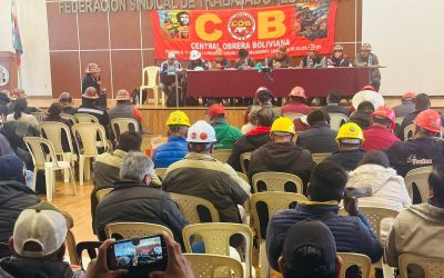 COB RECHAZA DIÁLOGO Y RESPALDA DECISIÓN ORGÁNICA NACIONAL