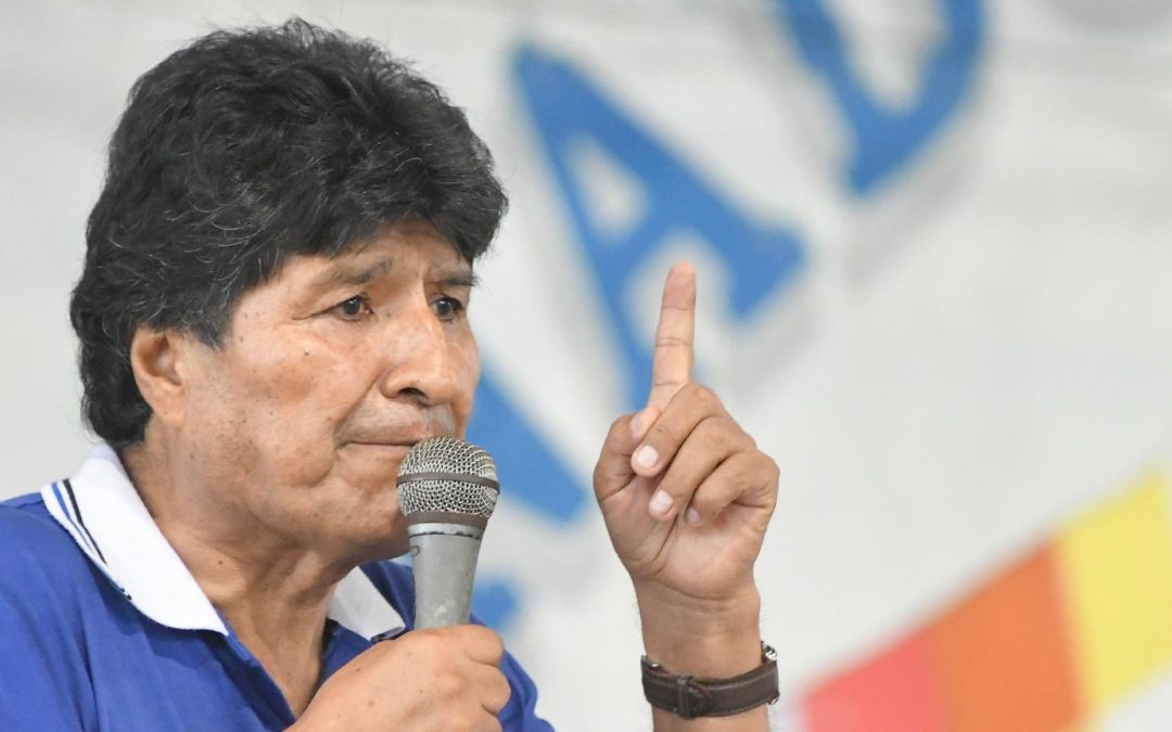 EVO ALERTA SOBRE REPRESIÓN Y SAQUEO DEL LITIO BOLIVIANO