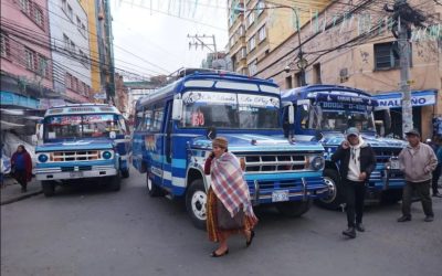 TRANSPORTE PACEÑO SE REBELA Y ACTIVA PARO INDEFINIDO