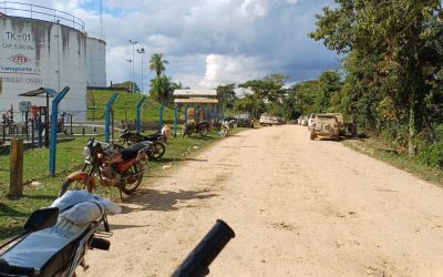 COMUNARIOS DESAFÍAN OPERATIVO POLICIAL Y MANTIENEN CONTROL DEL CAMPO HUMBERTO SUÁREZ