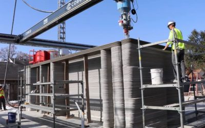 Construcción 3D en Argentina: una impresora levanta una casa de 120 m² en solo 48 horas