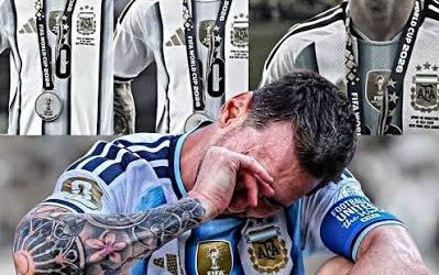 MESSI NO RESISTIÓ EL GOLPE Y LLORÓ TRAS PERDER LA FINAL DEL MUNDIAL
