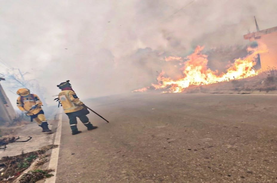 TARIJA APAGÓ EL FUEGO, NO SUD PROBLEMAS OPERATIVOS
