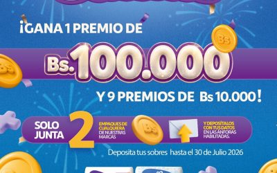 VUELVEN LOS PAÑALES QUE PREMIAN A MAMÁ Y PAPÁ: SORTEARÁN UN PREMIO MAYOR DE BS 100.000
