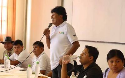 EVO MORALES ACUSA UNA “DICTADURA INTERNA Y EXTERNA” Y CUESTIONA AL ESCUDO DE LAS AMÉRICAS