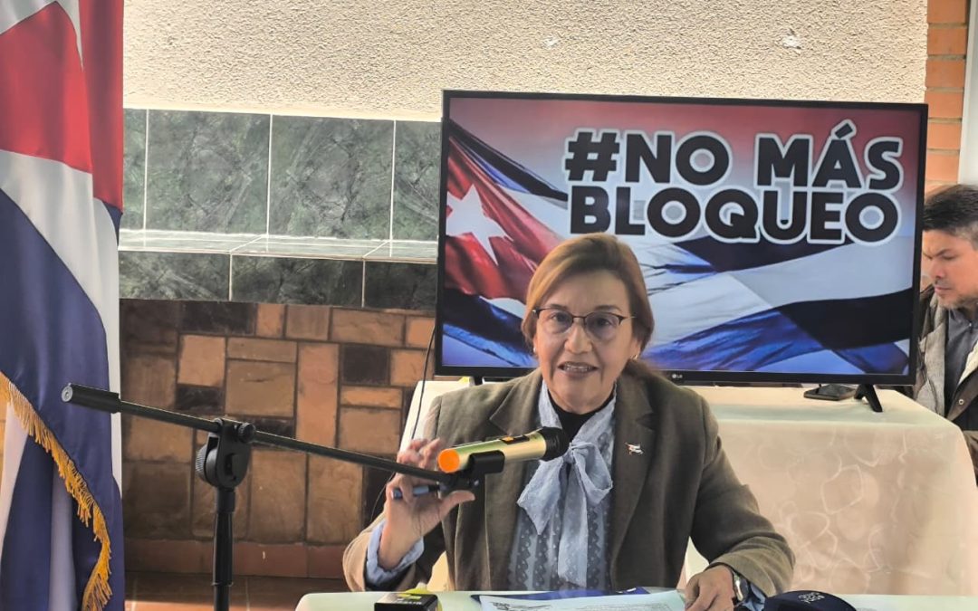 EEUU BUSCA CERCAR A CUBA, DENUNCIA EMBAJADORA DE CUBA ANTE LA PRENSA