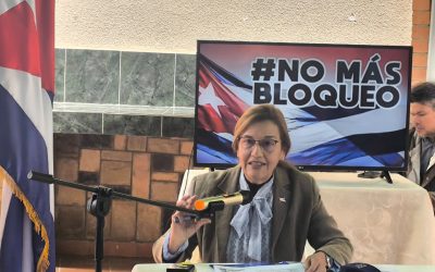EEUU BUSCA CERCAR A CUBA, DENUNCIA EMBAJADORA DE CUBA ANTE LA PRENSA