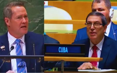 CANCILLER CUBANO ENCARA A EE.UU. EN LA ONU Y LO ACUSA DE MENTIR